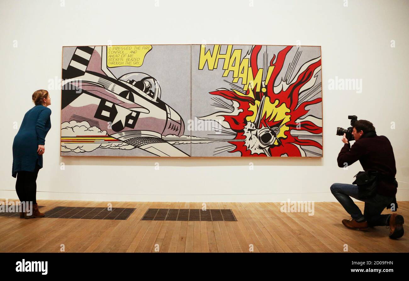 Roy Lichtenstein Whaam High Resolution Stock Photography and Images - Alamy