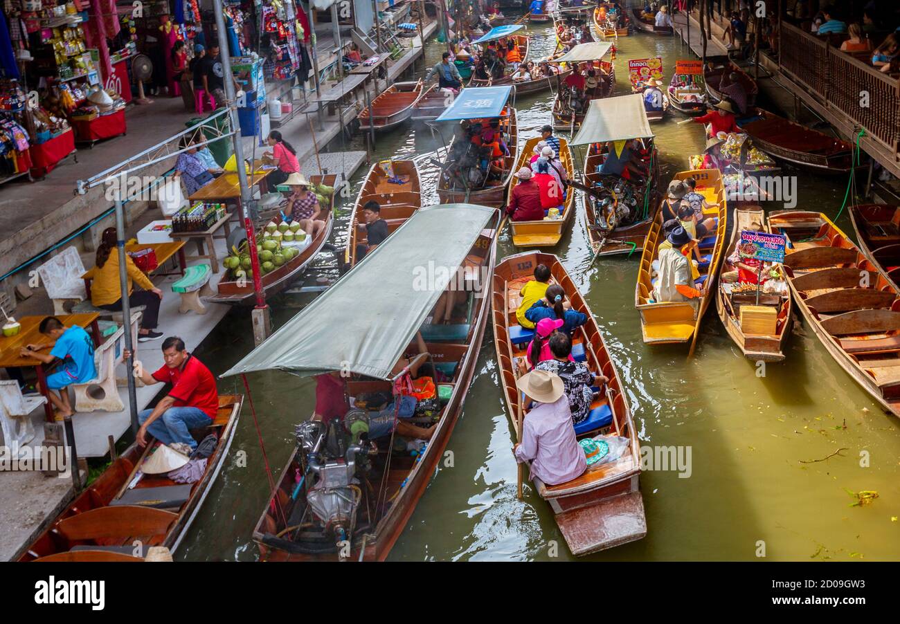Bangkok can floating market hi-res stock photography and images - Alamy