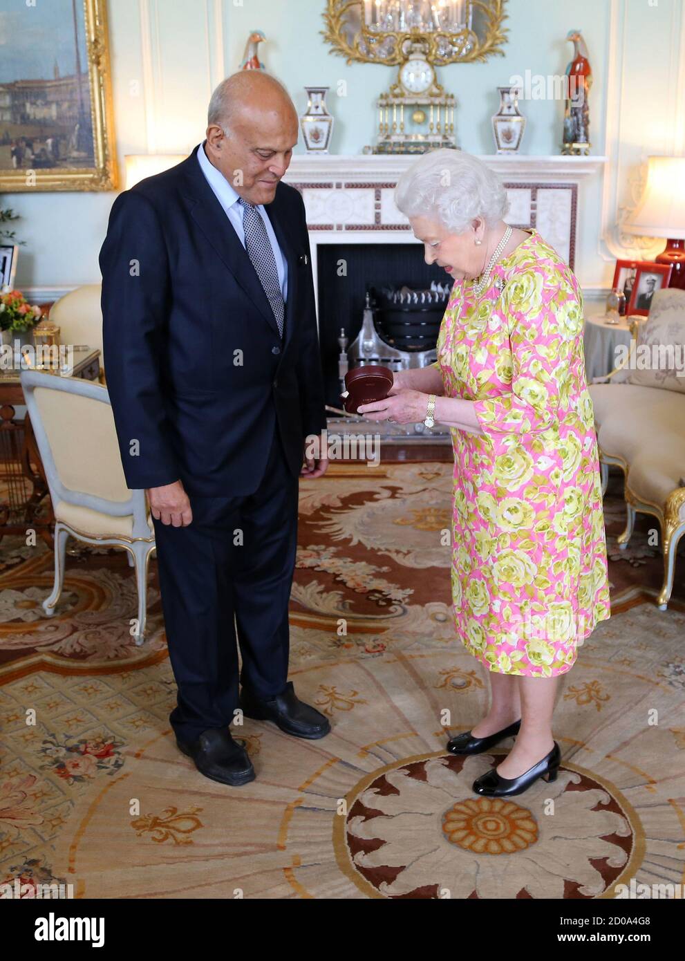 Presented Order Merit By Queen Buckingham Palace High Resolution Stock Photography And Images Alamy