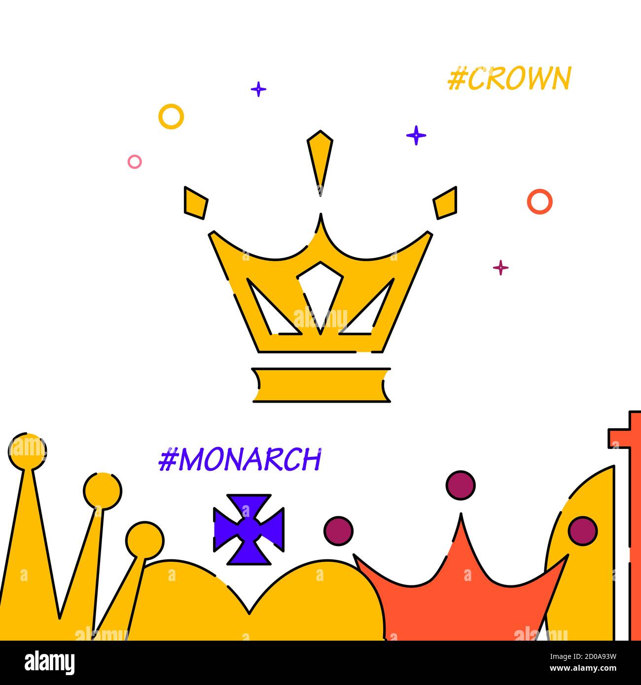 Crown Border Clip Art