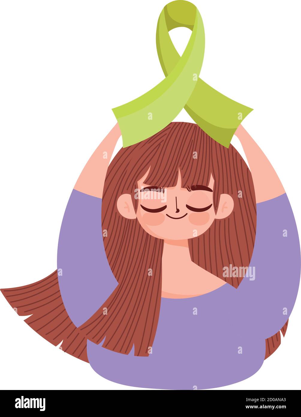 World Mental Health Day Girl Holding Green Ribbon Vector Illustration Stock Vector Image Art Alamy World Mental Health Day Girl Holding Green Ribbon Vector Illustration Stock Vector Image Art Alamy