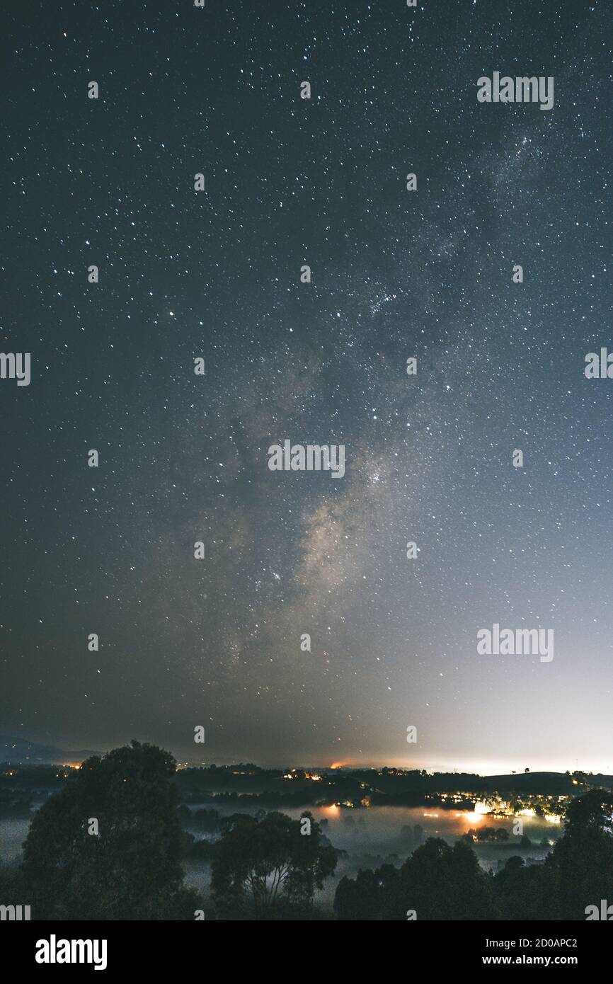 Starry Night Sky in Melbourne Australia Stock Photo Alamy