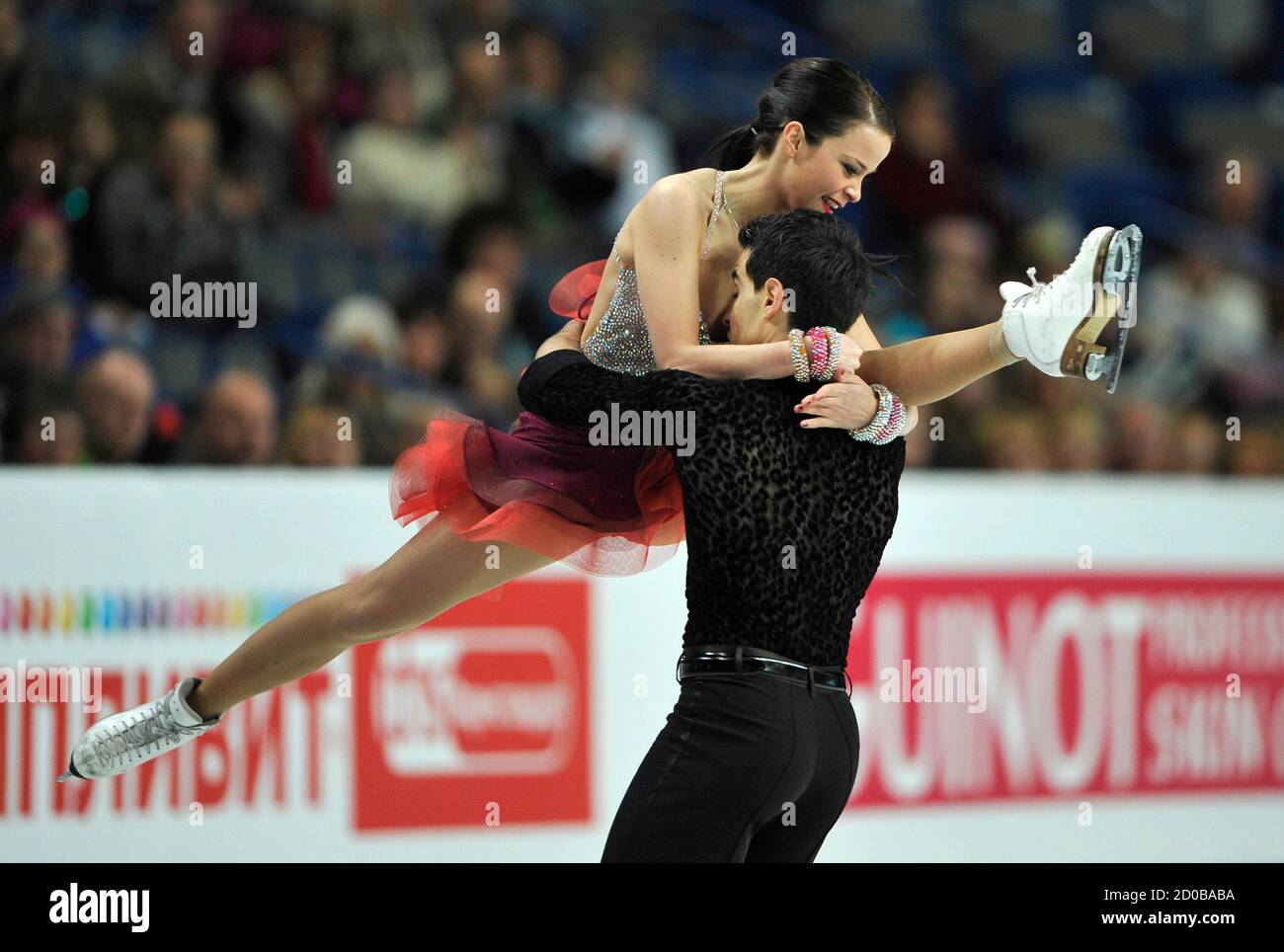 Anna Cappellini & Luca Lanotte from Italy, during the Bolzano Passion Gala,  at Palaonda on January 04, 2020, in Bolzano, Italy. Credit: Raniero  Corbelletti/AFLO/Alamy Live News Stock Photo - Alamy