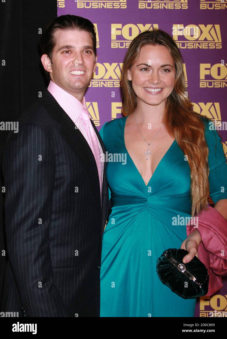 Donald Trump, Jr. and wife Vanessa Haydon Trump attend the Fox Business ...