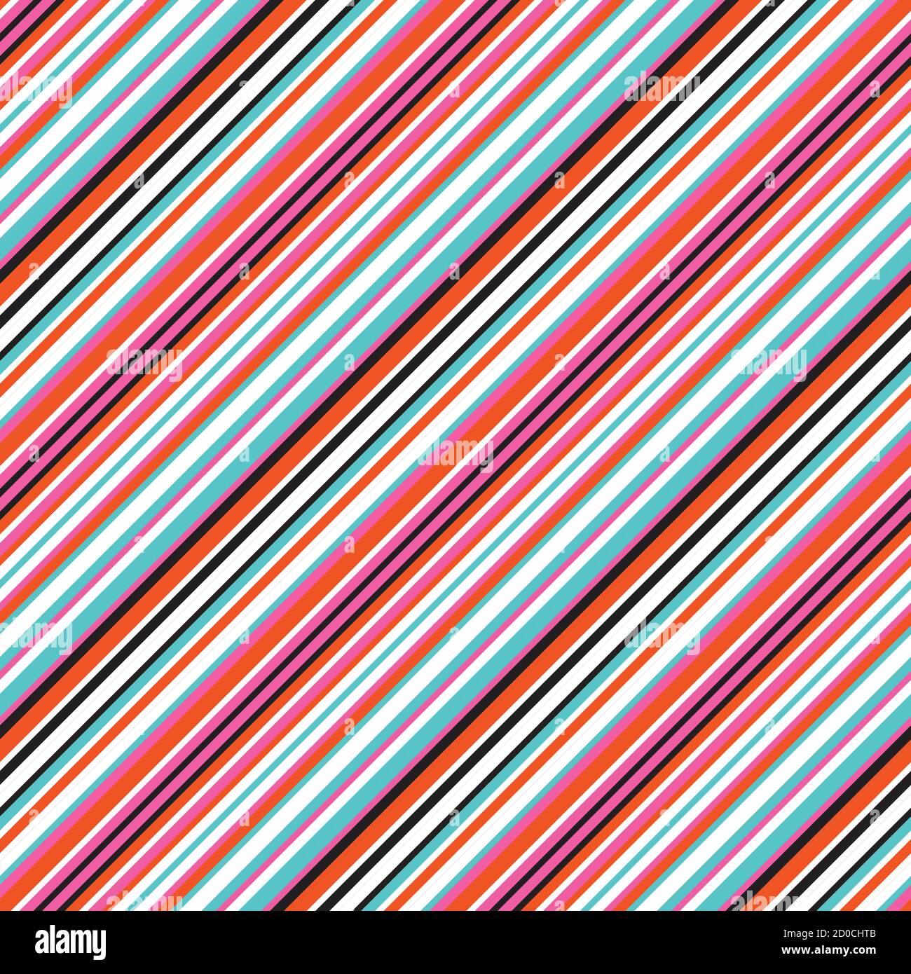 Seamless pattern with oblique colored lines Stock Vector