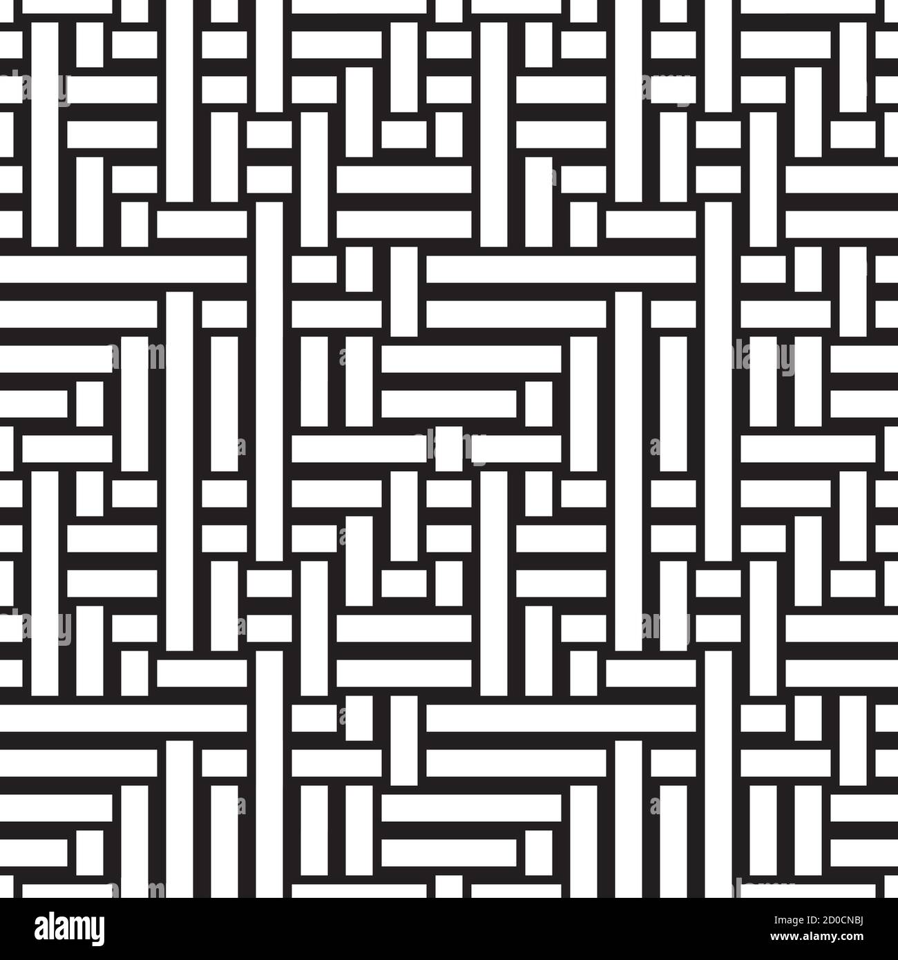 Seamless pattern with horizontal and vertical white bands Stock Vector
