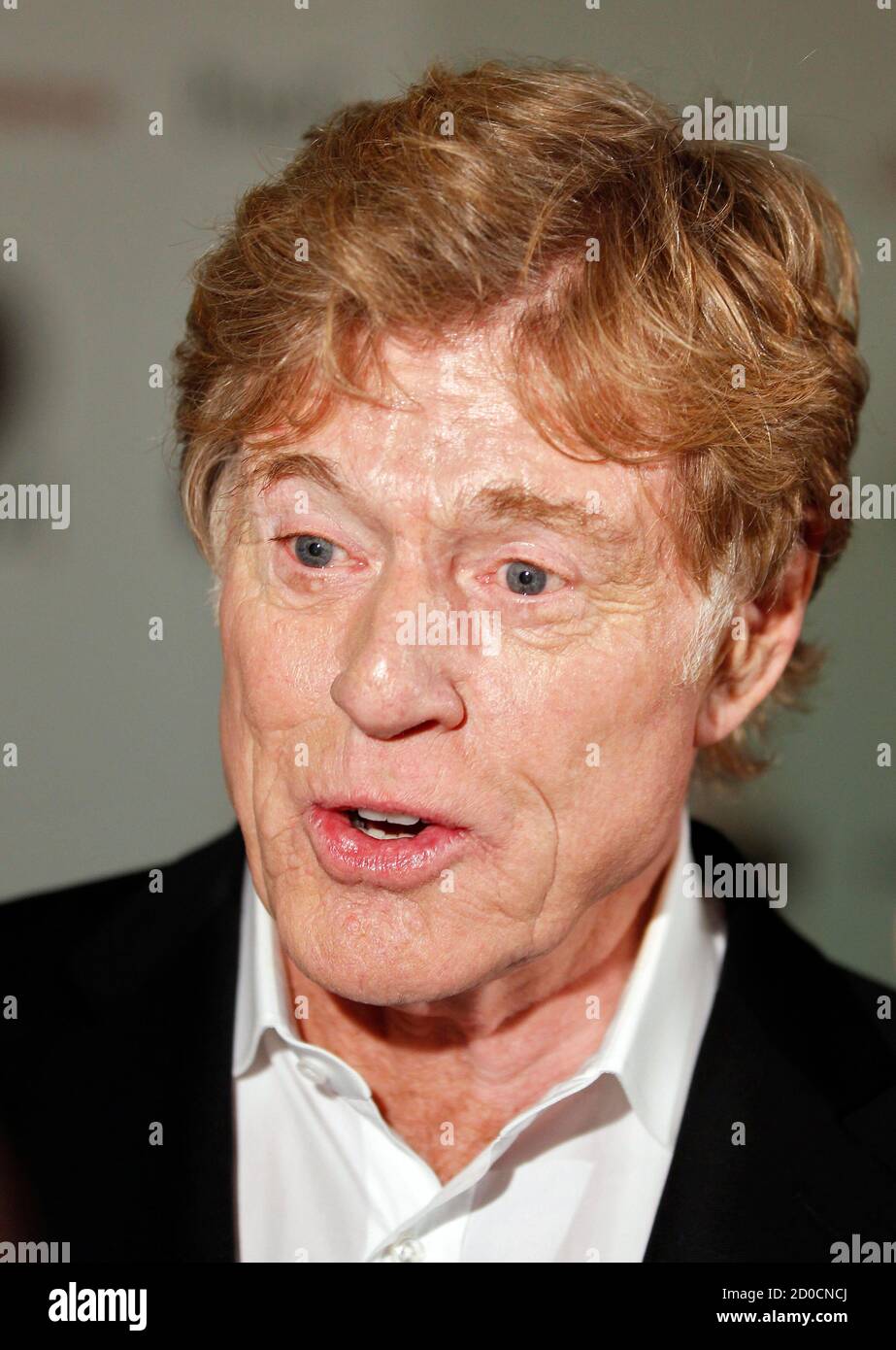 Director Robert Redford arrives at the premiere of "The Conspirator" in New  York April 11, 2011. REUTERS/Lucas Jackson (UNITED STATES - Tags:  ENTERTAINMENT Stock Photo - Alamy