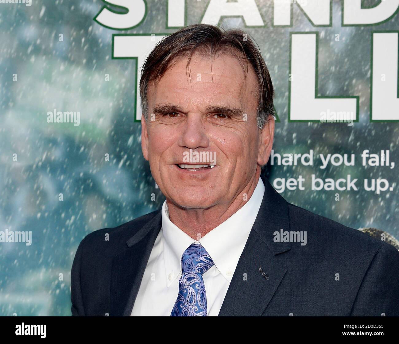 Former football coach Bob Ladouceur poses at the premiere of the film 