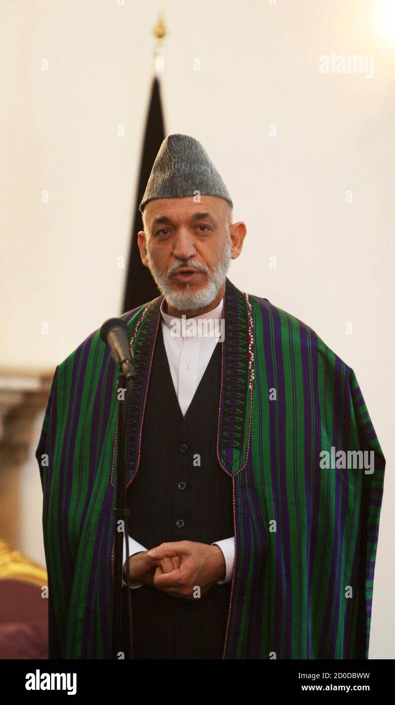 Princess India Of Afghanistan Daughter Of Former King Shah Amanullah Khan Speaks During A Ceremony Where She Presented A Pen Belonging To Her Father To Afghanistan S President Hamid Karzai Not Pictured At