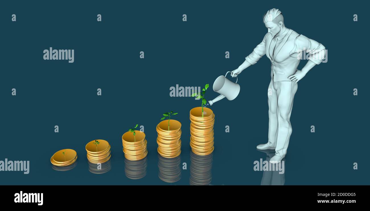 Finance Background as a Creative Concept Art Stock Photo