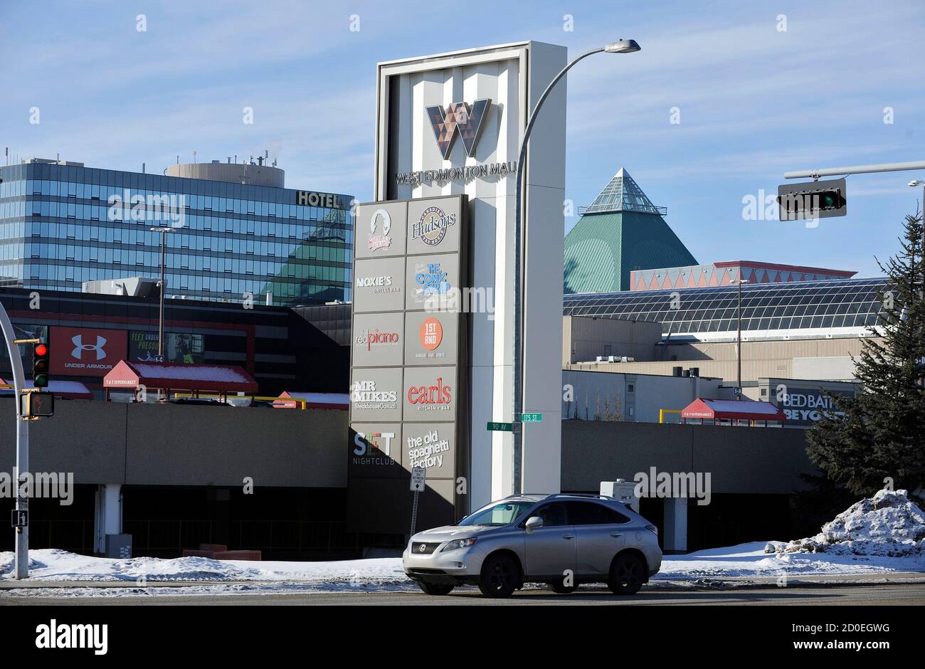 A Marquee Outside The West Edmonton Mall Is Seen In Edmonton February 22 15 U S Homeland Security Secretary Jeh Johnson Said On Sunday He Takes Seriously An Apparent Threat By Somali Based Islamist