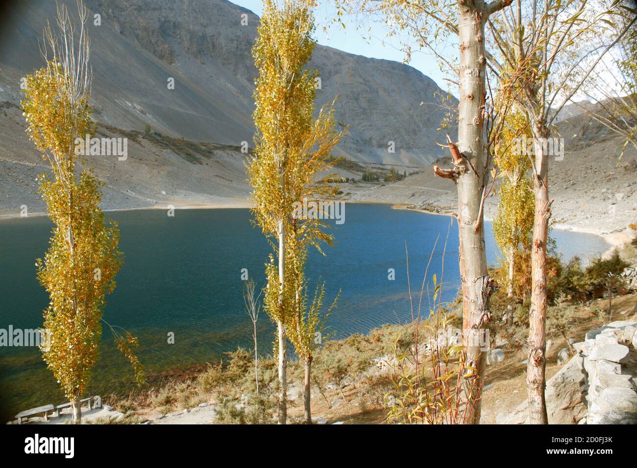 Borith Lake is a lake in Gojal, Hunza Valley in Gilgit–Baltistan, Pakistan. Borith is a hamlet in the surroundings of the Borith lake, Stock Photo