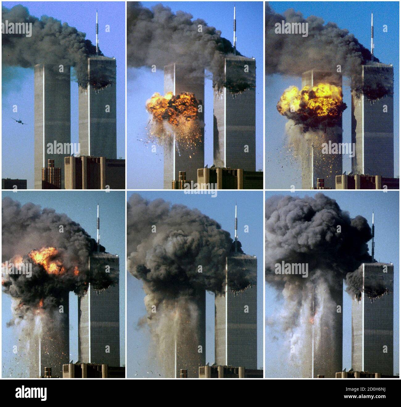 United Flight 175 Crashes into World Trade Center PHOTO September 11 9/11 Attack 