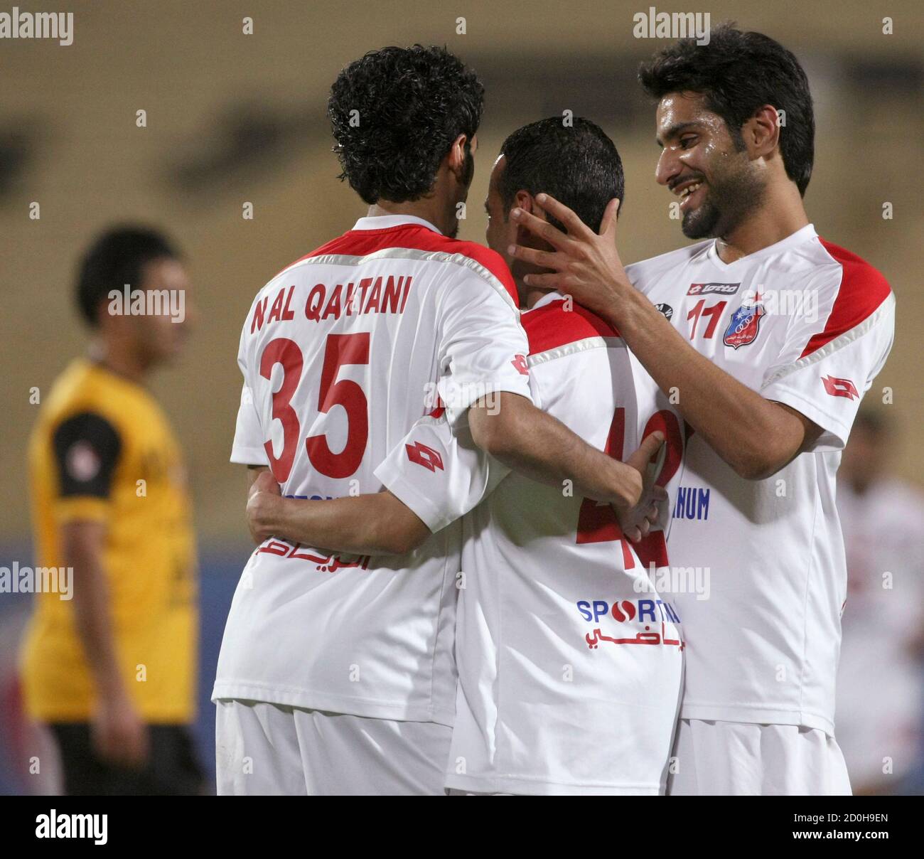 Al kuwait players celebrate goal hires stock photography and images