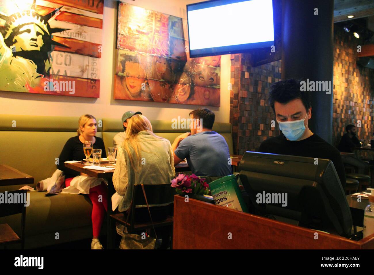 Covid 19 pandemic occupancy capacity limit hires stock photography and