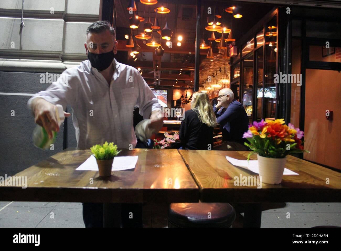 October 2, 2020, New York, New York, USA No less than 25,000 bars and