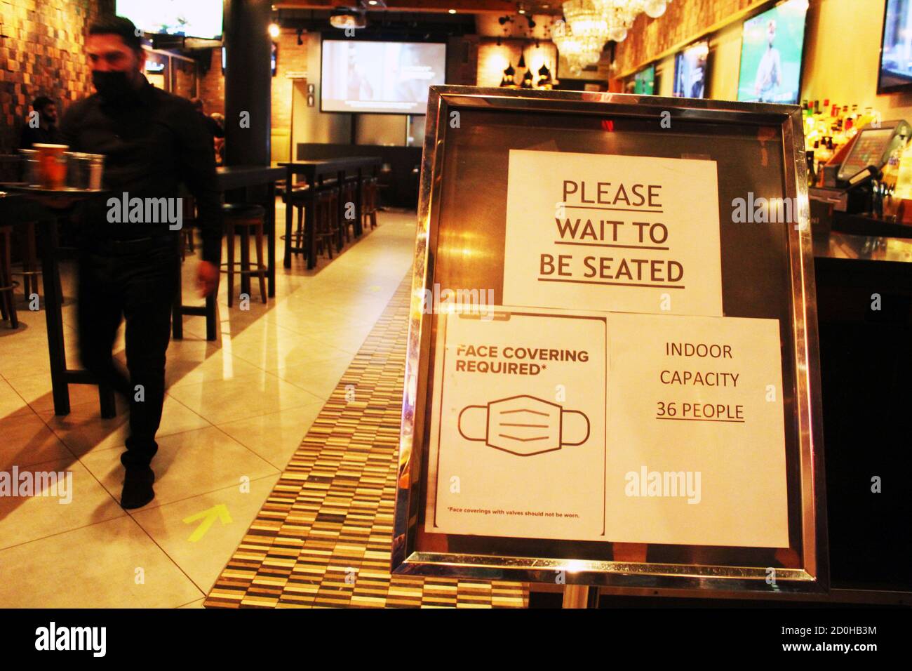 October 2, 2020, New York, New York, USA No less than 25,000 bars and