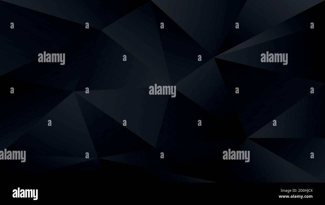 black triangle, dark wallpaper background Stock Vector