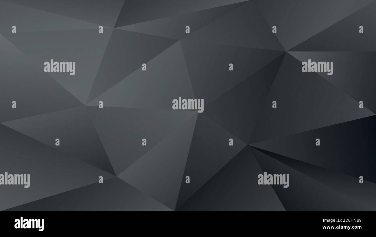 black triangle, dark wallpaper background Stock Vector