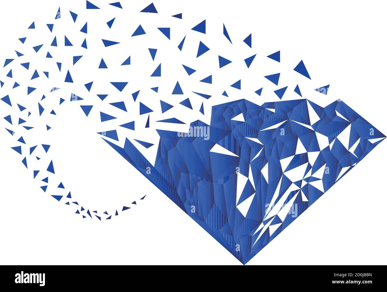 ruby, sapphire, blue color gems jewel transformation gems icon Stock