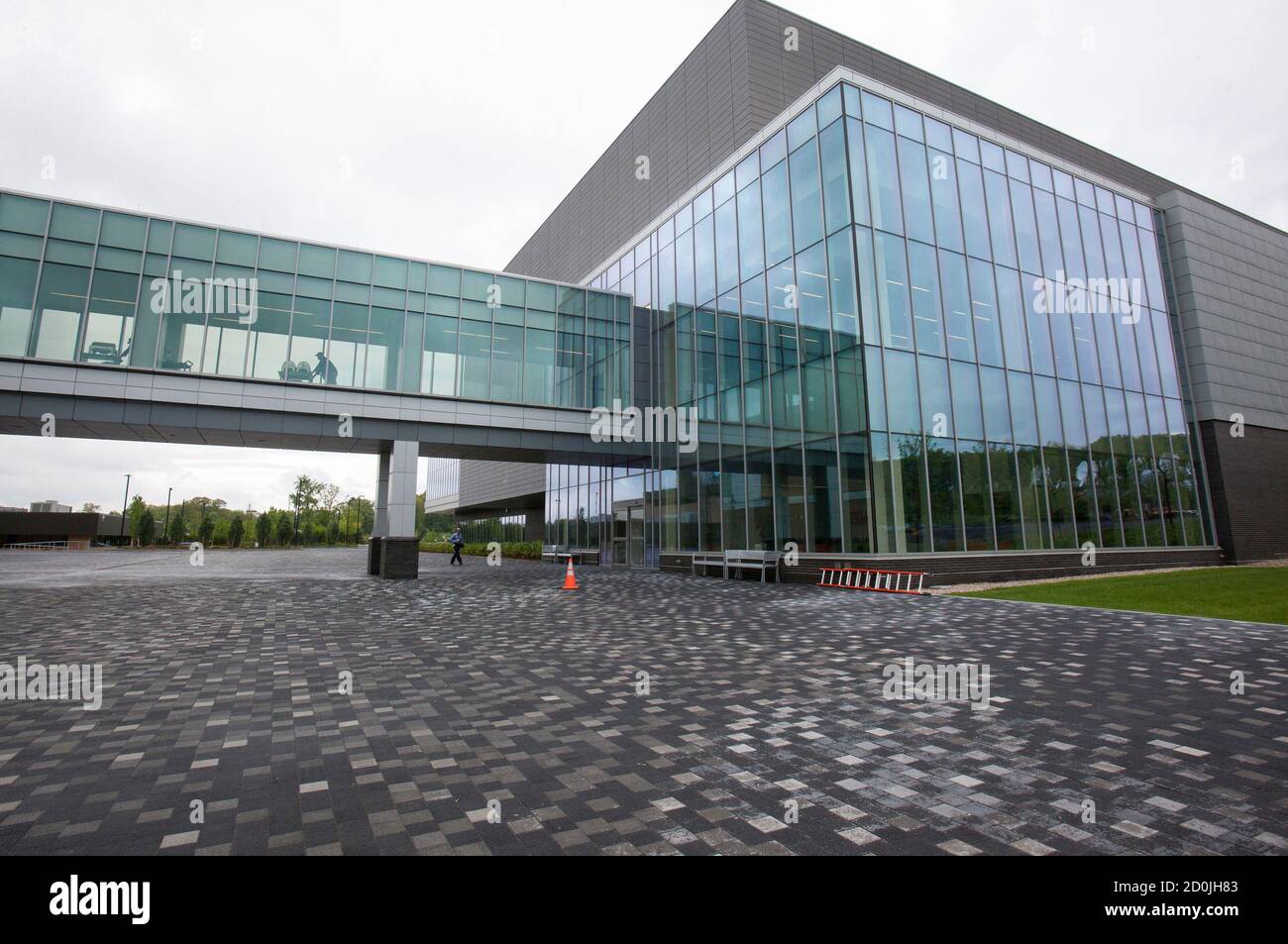 Digital Center 2, a new 194,000 sq. ft building on the ESPN campus in  Bristol, Connecticut May 22, 2014 will be the new home of SportsCenter  beginning June 2014. The facility includes