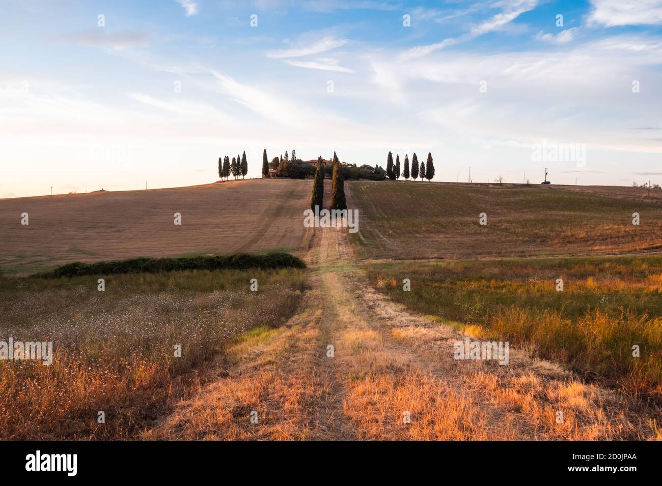 San Qurico d'Orcia, Italy August 18 2020 Villa Poggio Manzuoli or