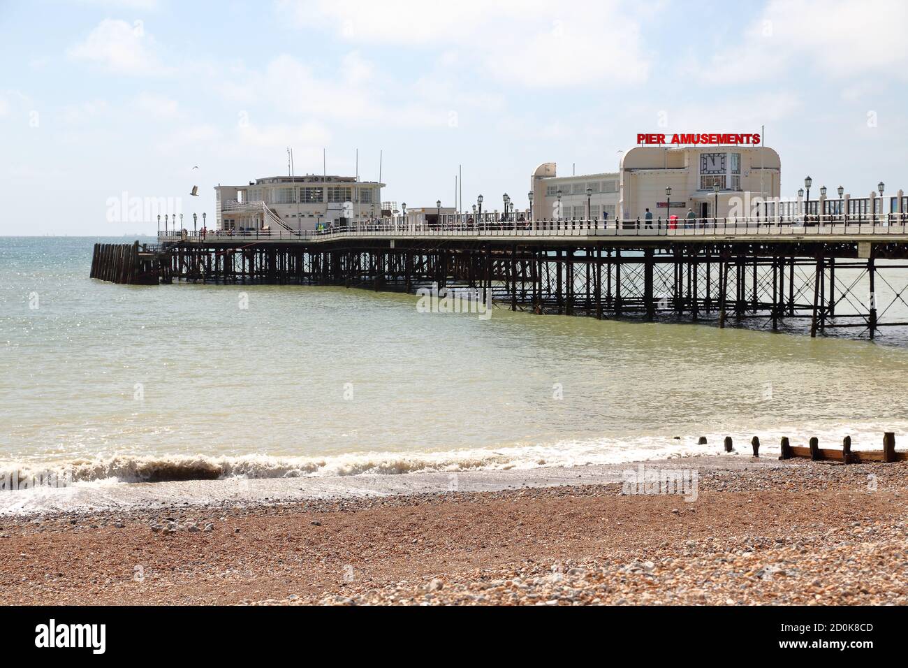 A view of Worthing pier, Worthing, West Sussex, UK Stock Photo Alamy