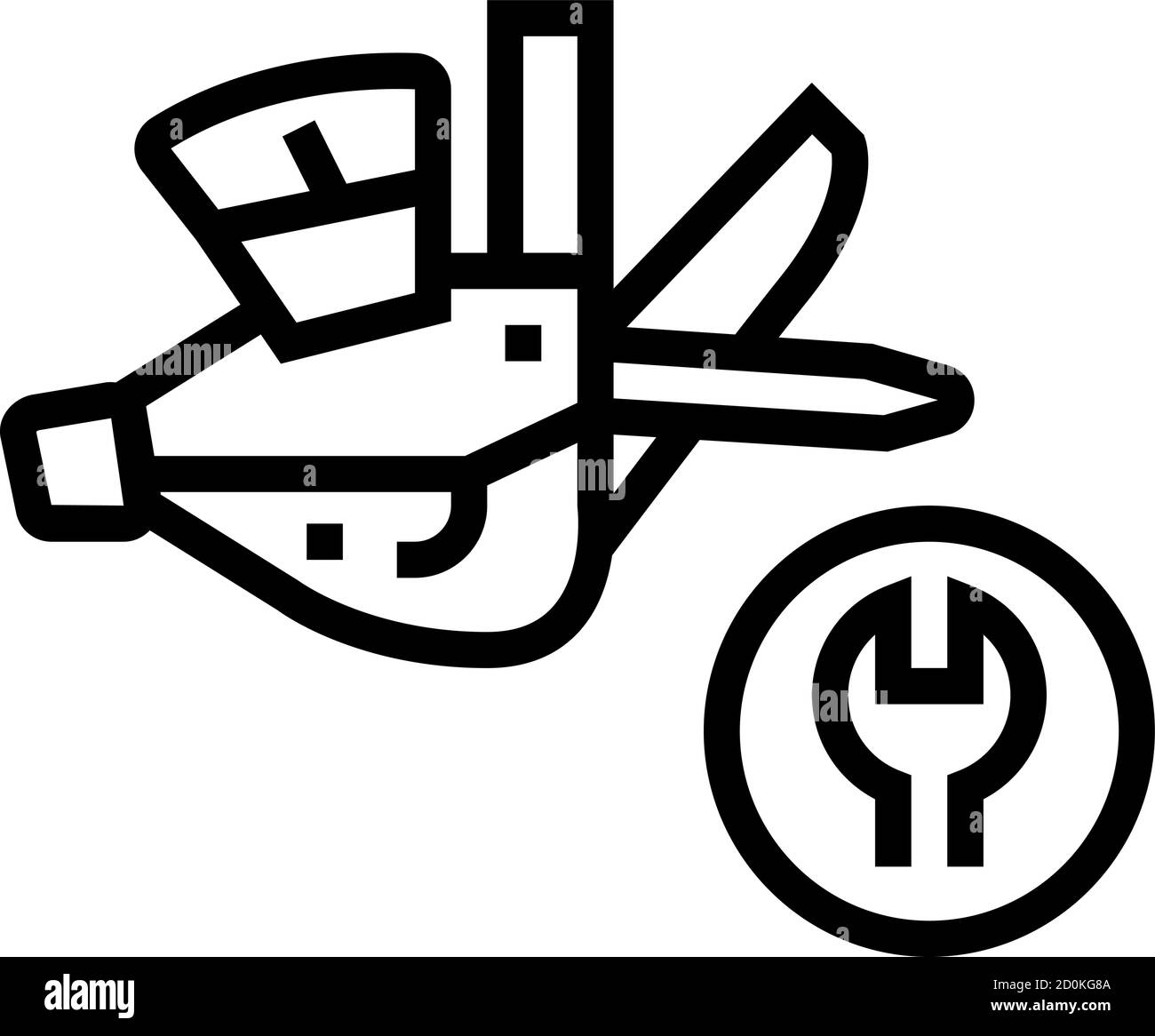 shifters repair line icon vector black illustration Stock Vector Image & Art Alamy