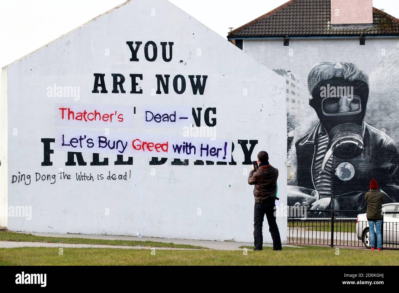 Thatcher Graffiti High Resolution Stock Photography And Images Alamy