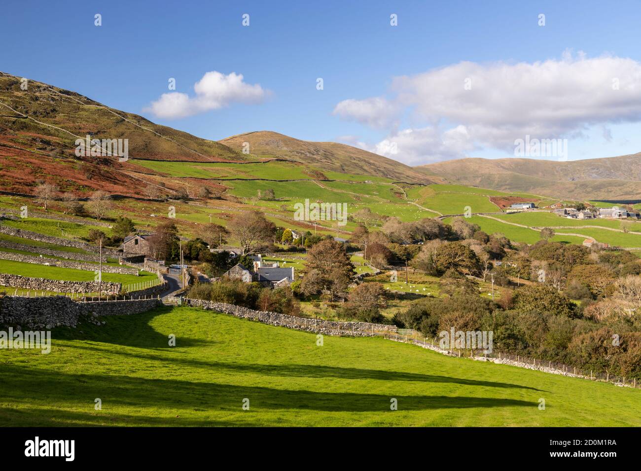 Farm in the hills above Barmouth, Snowdonia, Wales Stock Photo - Alamy