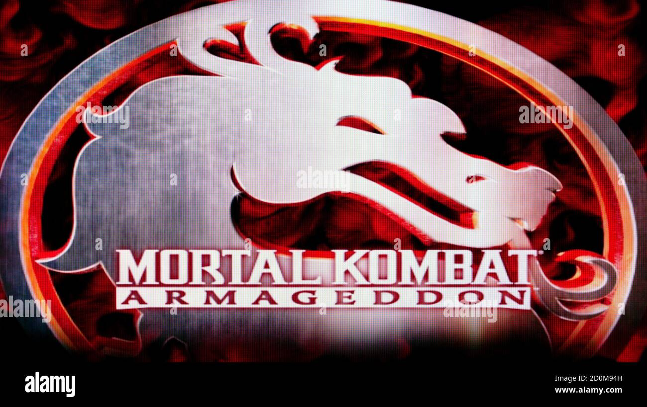Mortal Kombat Armageddon - Sony Playstation 2 PS2 - Editorial use only Stock Photo