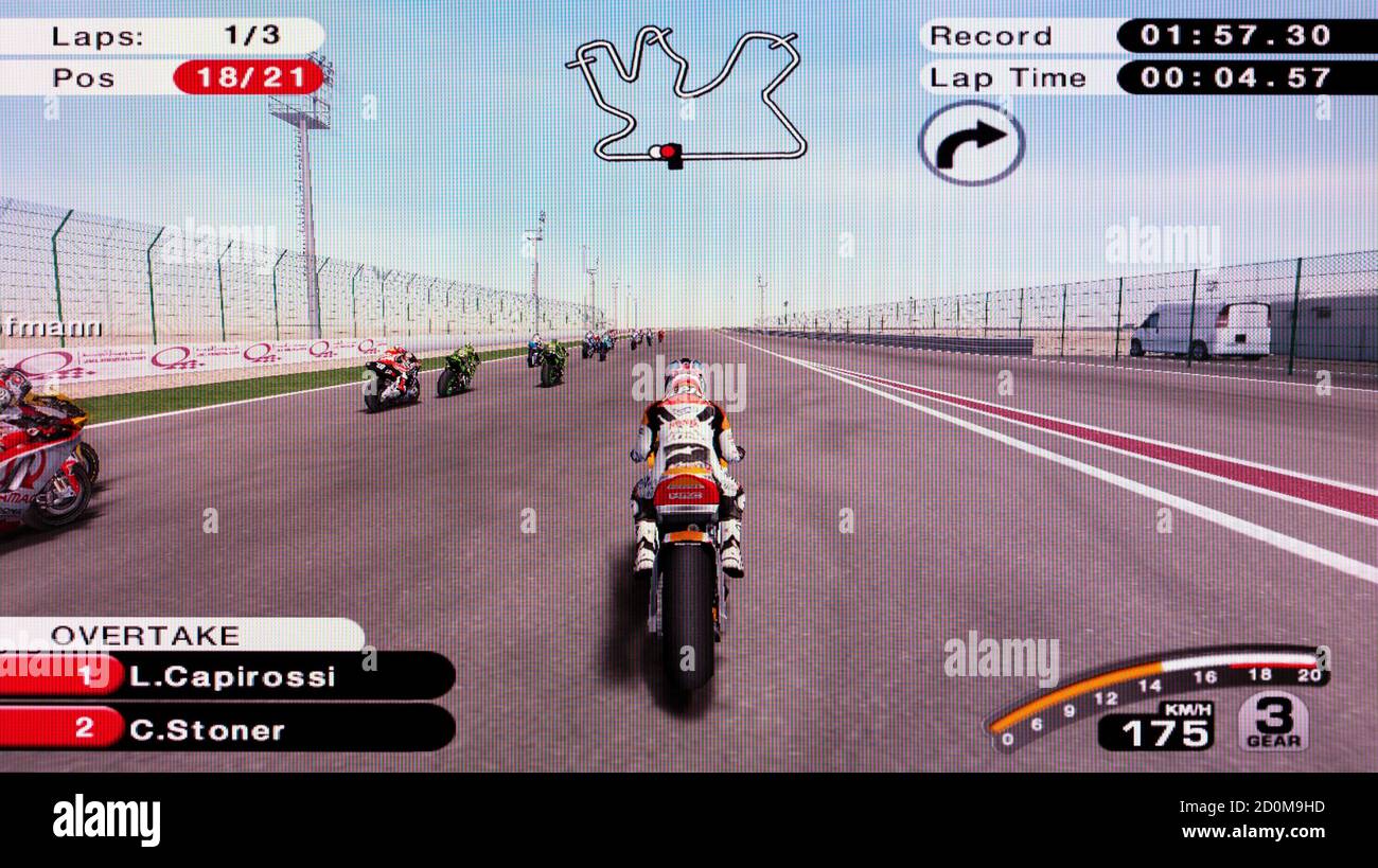Moto GP 07 - Sony Playstation 2 PS2 - Editorial use only Stock Photo - Alamy