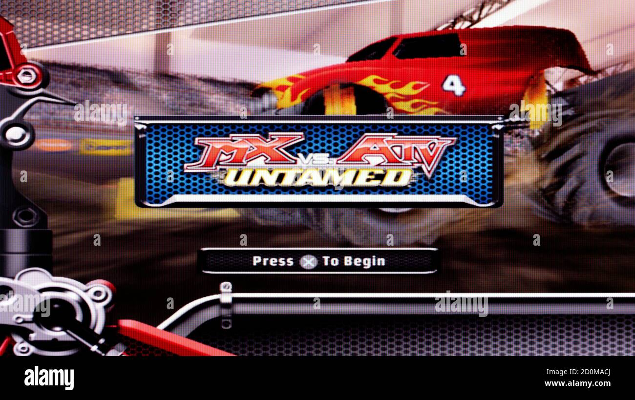 MX vs ATV Untamed Sony Playstation 2 Game