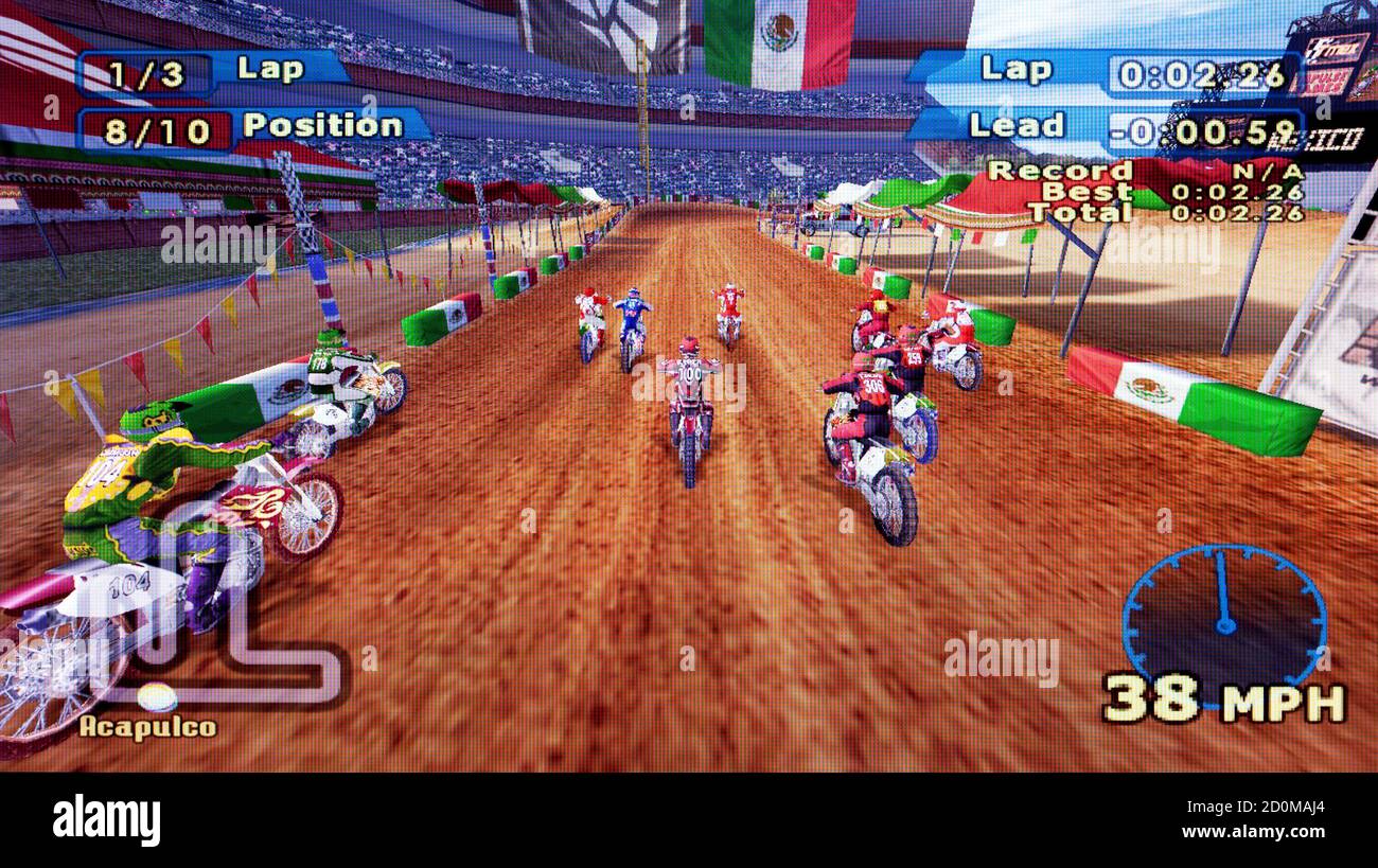 PS2 MX WORLD TOUR - USADO