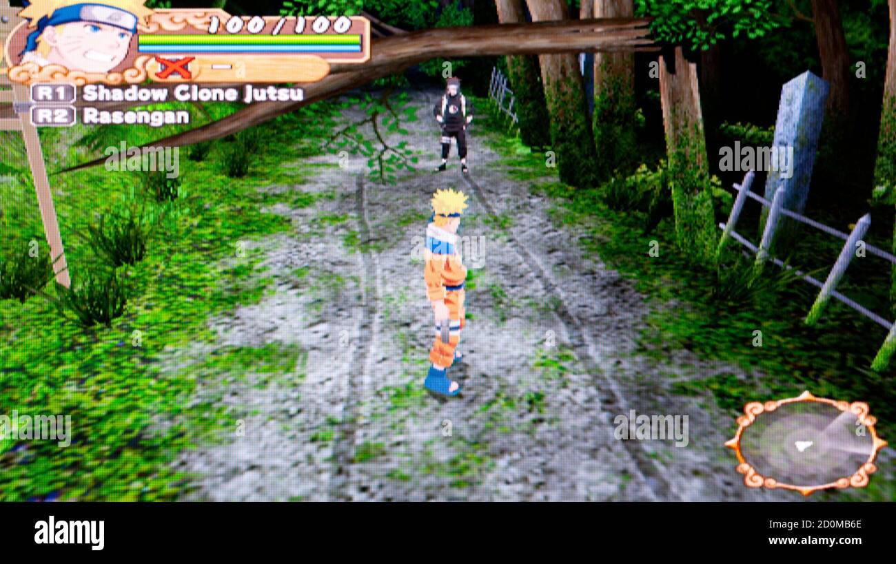 Naruto Uzumaki Chronicles 2 - Sony Playstation 2 PS2 - Editorial use only Stock Photo