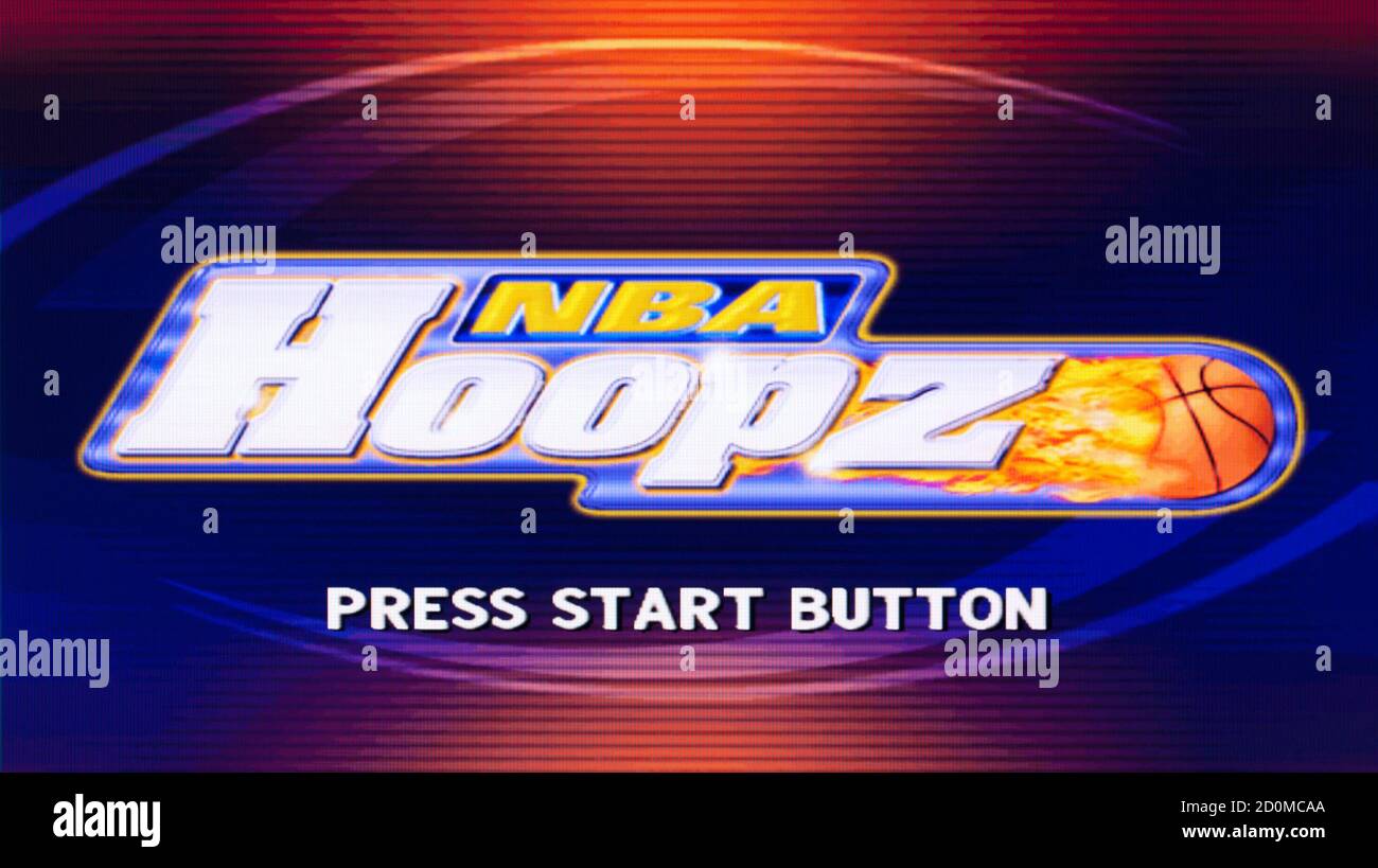 NBA Hoopz - Sony Playstation 2 PS2 - Editorial use only Stock Photo