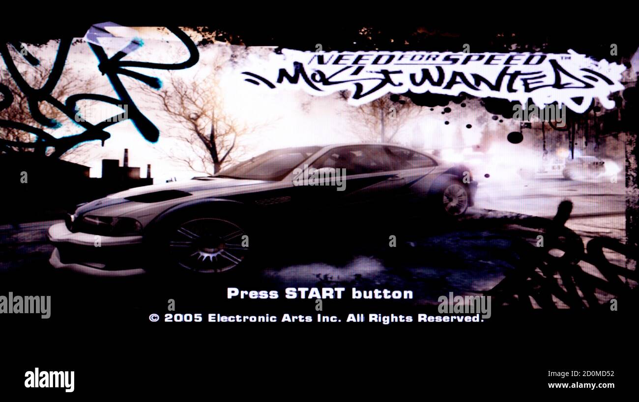 Need For Speed Underground 2 - Sony Playstation 2 PS2 - Editorial use only  Stock Photo - Alamy