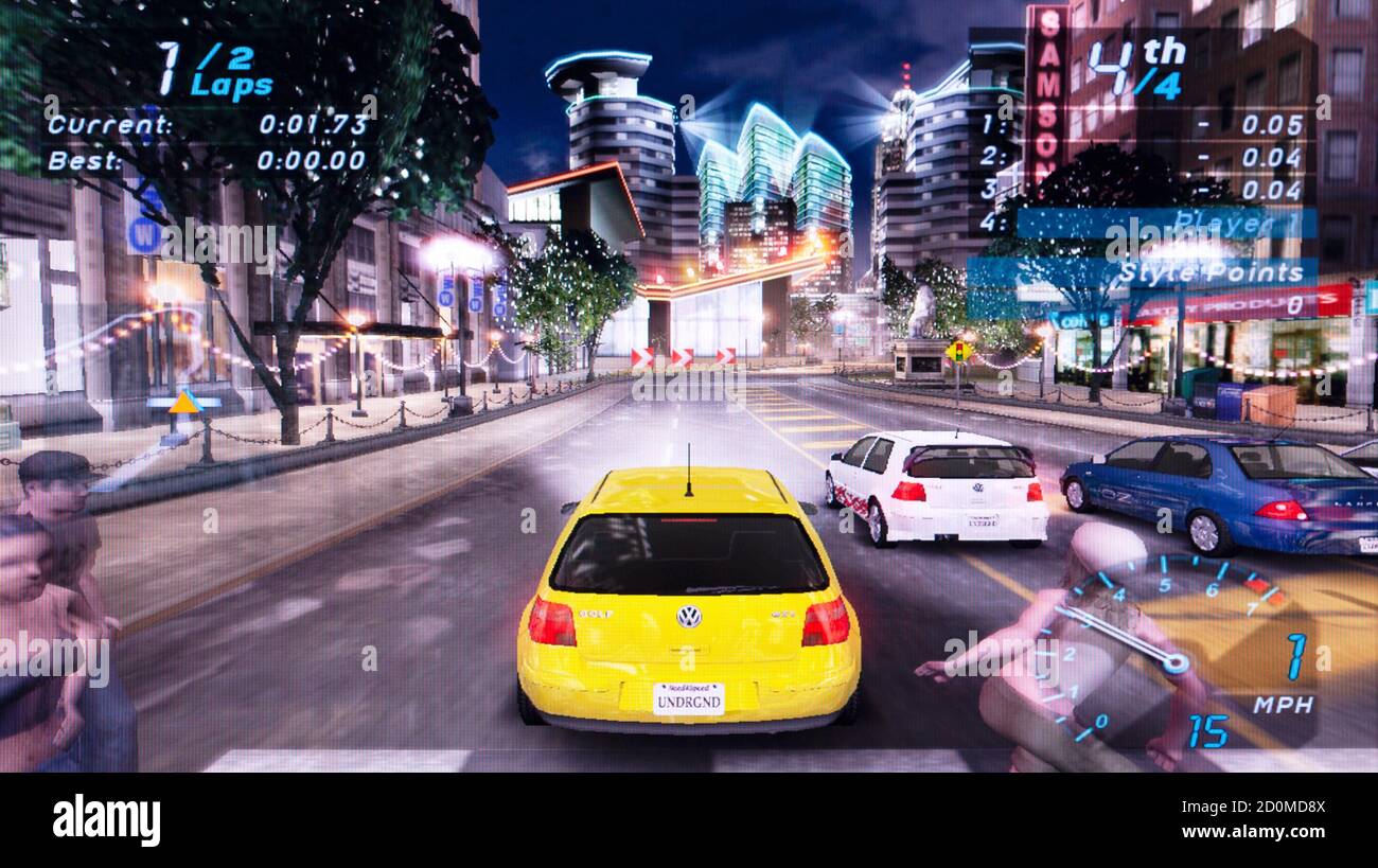 Need For Speed Underground - Sony Playstation 2 PS2 - Editorial use only  Stock Photo - Alamy
