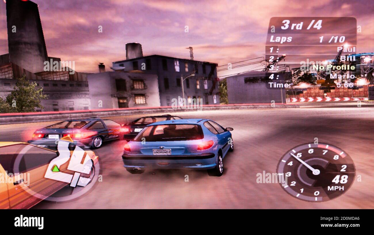 Need For Speed Underground 2 - Sony Playstation 2 PS2 - Editorial use only  Stock Photo - Alamy