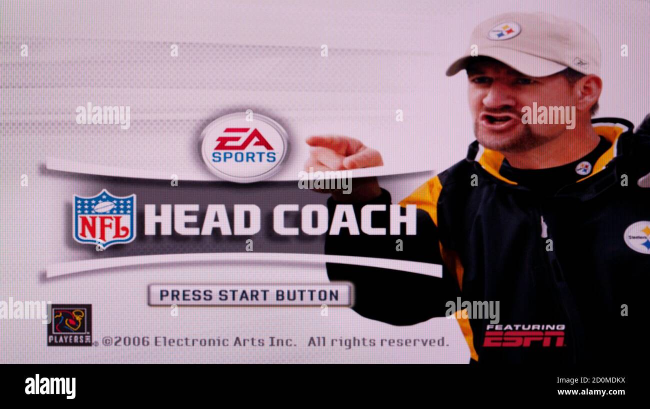 NFL Head Coach - Sony Playstation 2 PS2 - Editorial use only Stock ...