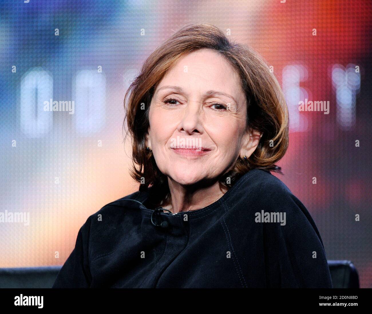 Ann Druyan, executive producer/writer of 'Cosmos', participates in Fox Broadcasting Company's part of the Television Critics Association (TCA) Winter 2014 presentations in Pasadena, California, January 13 , 2014. REUTERS/Kevork Djansezian  (UNITED STATES - Tags: ENTERTAINMENT) Stock Photo