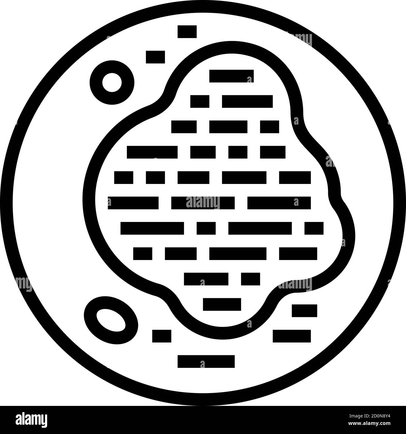 psoriasis skin disease line icon vector illustration Stock Vector Image