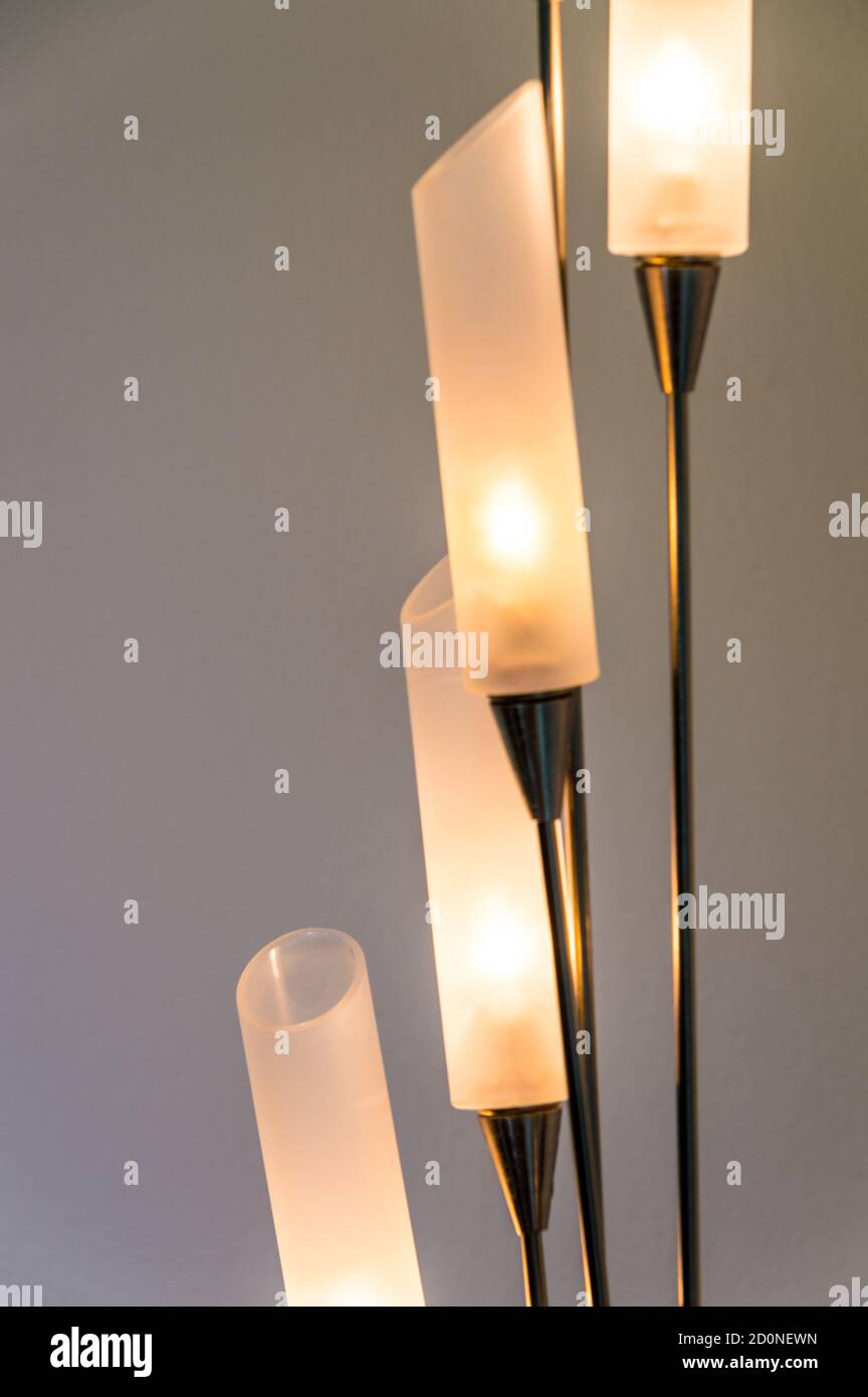Decorative warm light stand Stock Photo