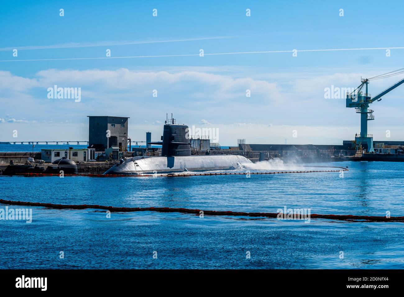 Kawasaki Shipbuilding Oyashioclass submarine Stock Photo Alamy