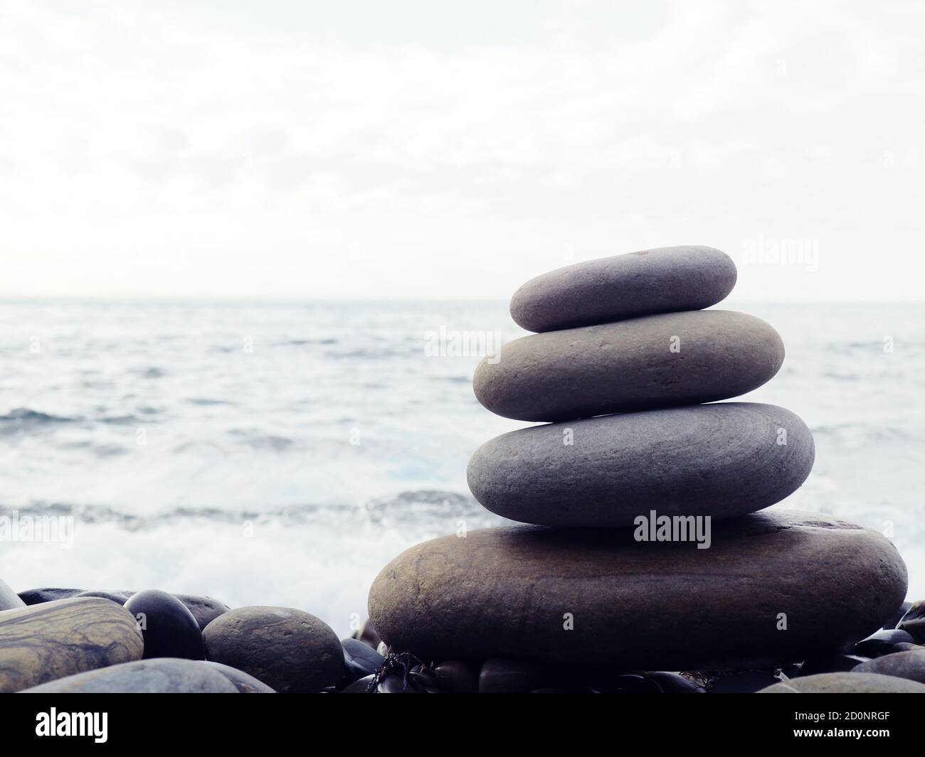 Stack Of Zen Stones On Pebble Beach Stock Photo Alamy Stack Of Zen Stones On Pebble Beach Stock Photo Alamy