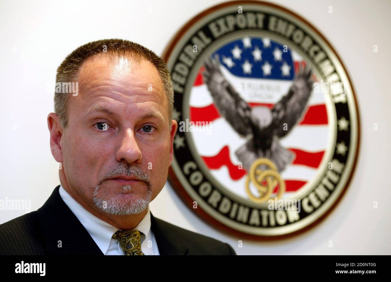 Craig Healy, the U.S. government's chief law enforcement officer for  counter-proliferation is seen at his office at the Export Enforcement  Coordination Center in Northern Virginia November 21, 2013. The "E2C2" unit  is