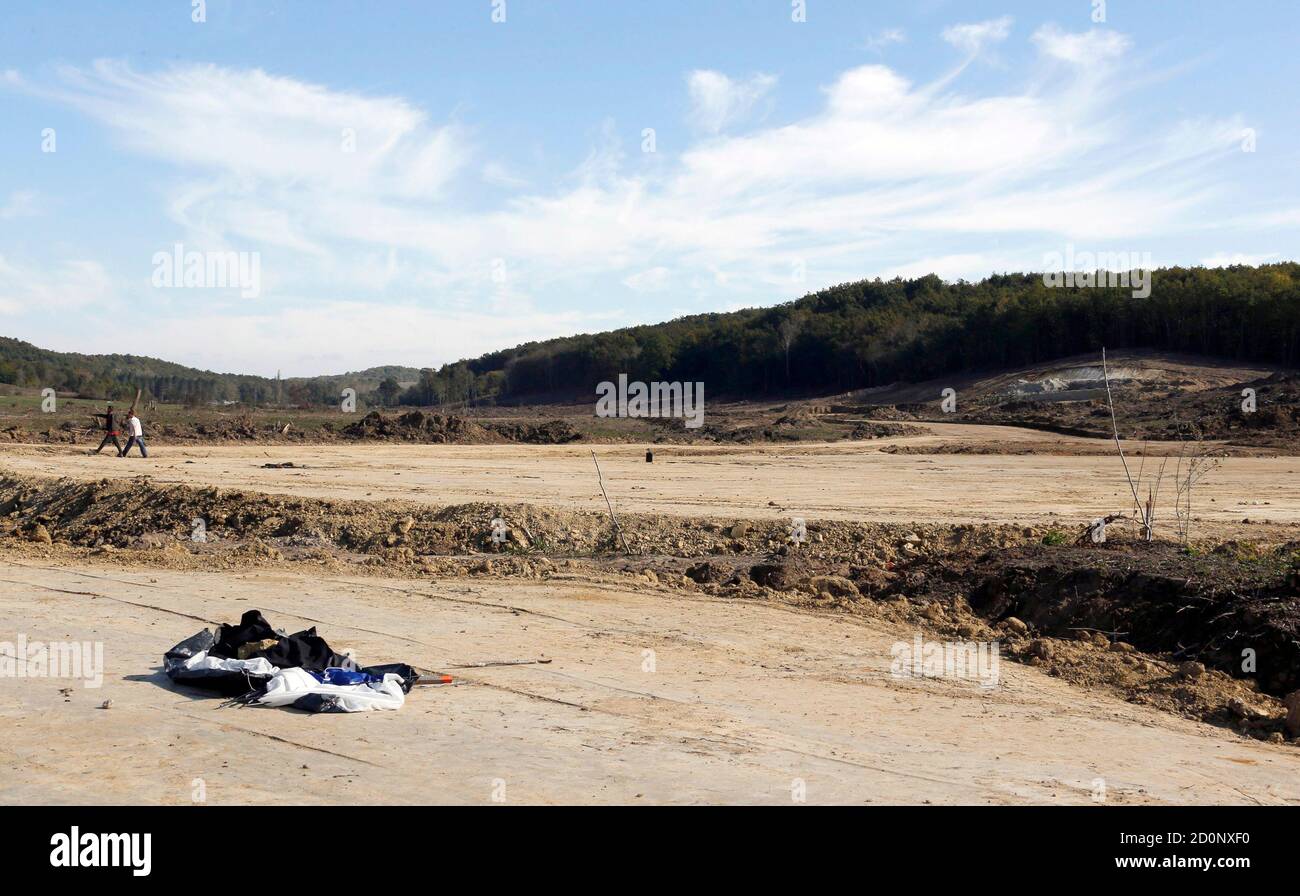 A General View Shows The Site Of A Controversial Dam Project In Sivens Near Lisle Sur