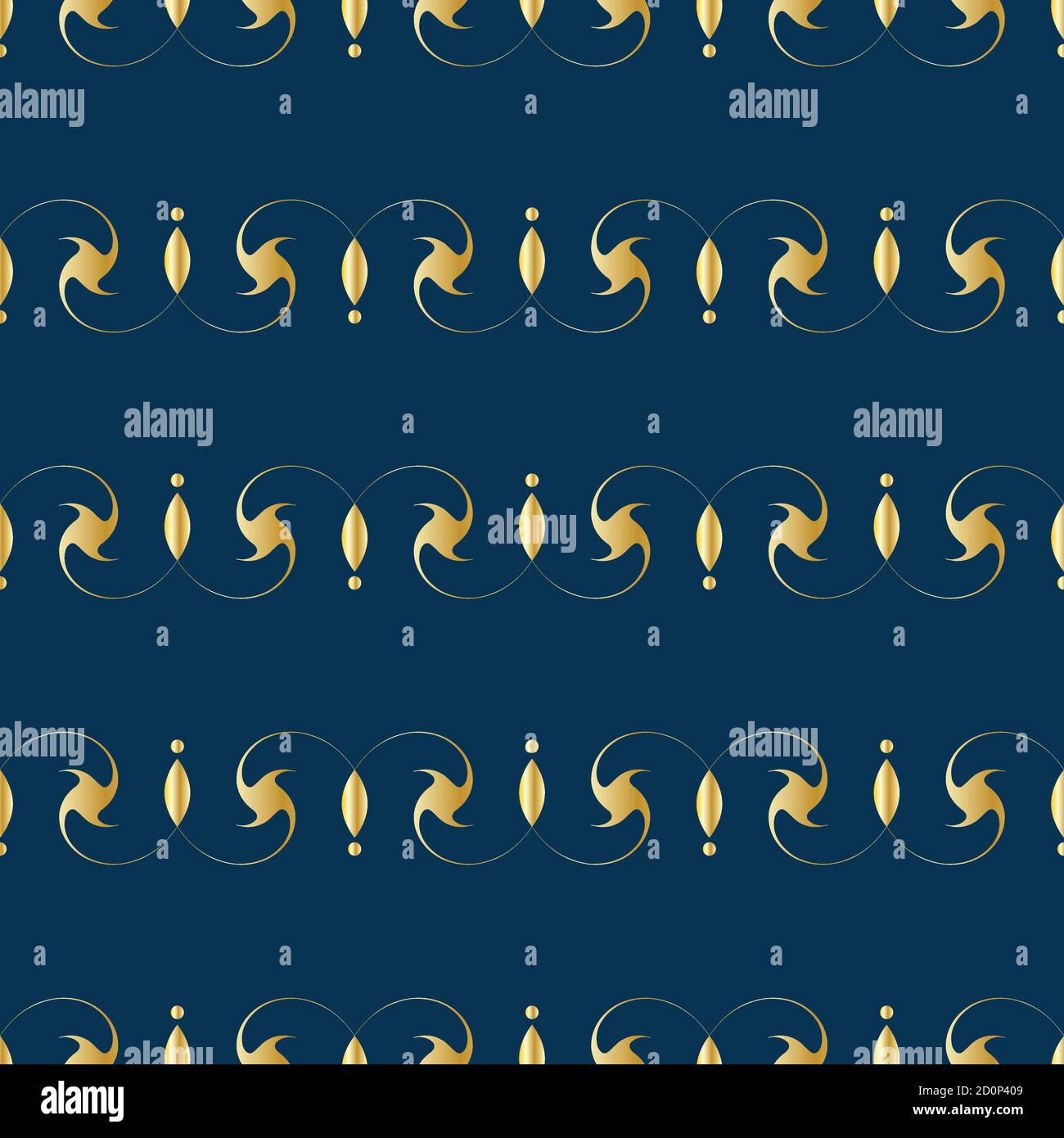 Abstract gold seamless pattern. Festive banner. Vector illustration. EPS10 Stock Vector