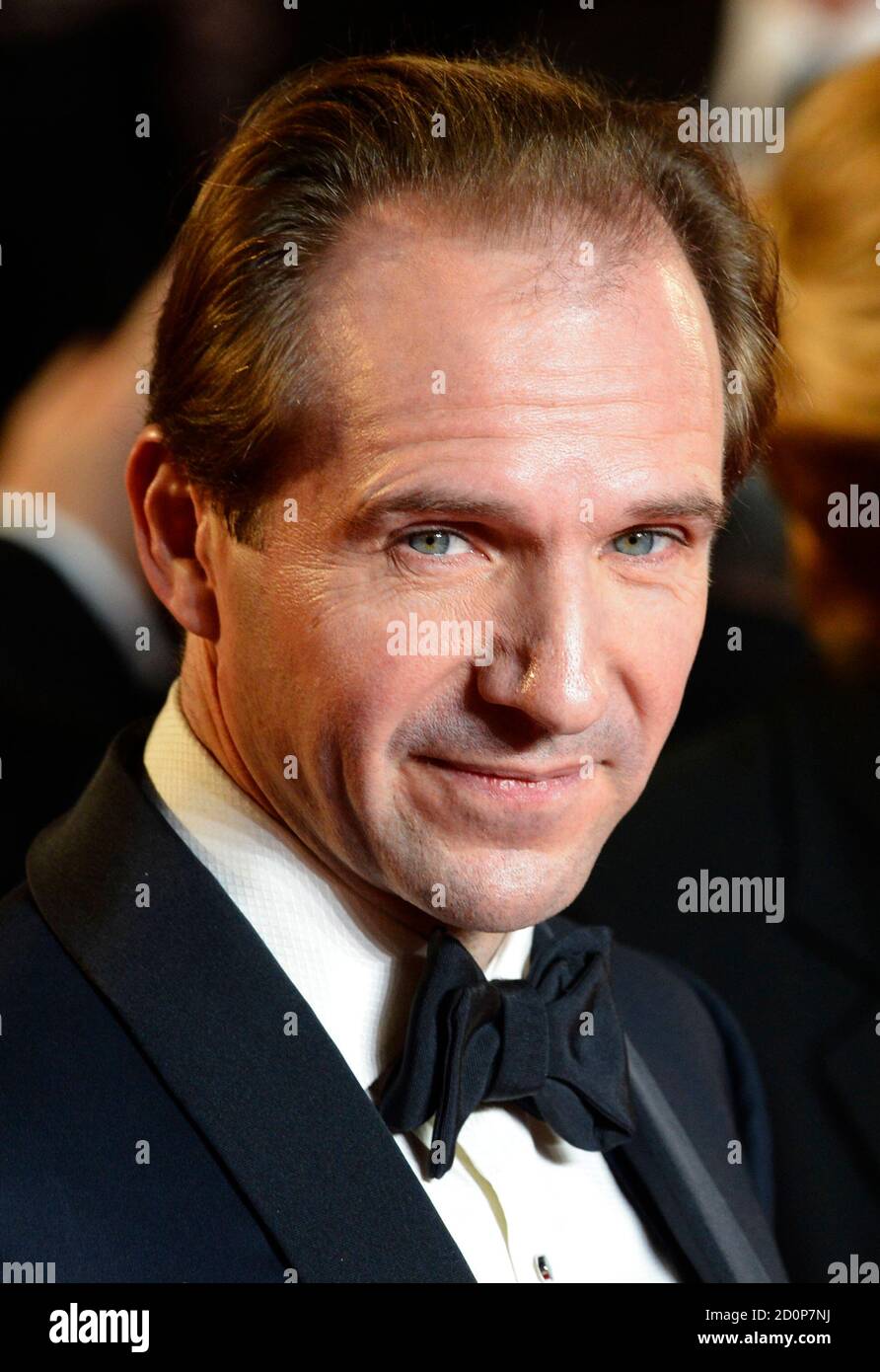 Actor Ralph Fiennes Arrives For The Royal World Premiere Of The New 007 Film Skyfall At The Royal Albert Hall In London October 23 2012 Makers Of The New James Bond Movie Ralph fiennes will play the tyrannical headteacher miss miss trunchbull in netflix's matilda. alamy