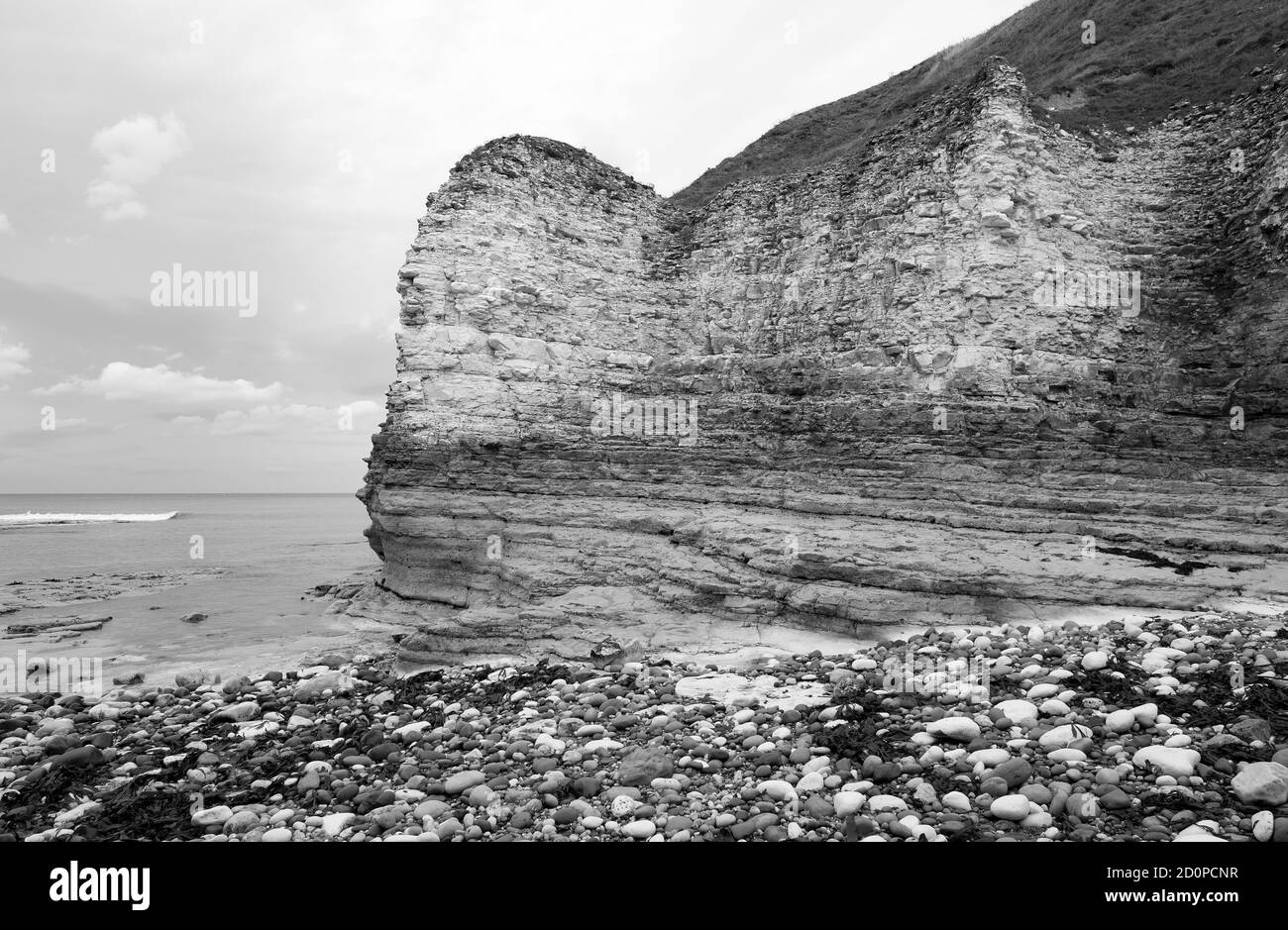 England coastal erosion beach Black and White Stock Photos & Images - Alamy